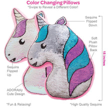 Load image into Gallery viewer, Adora Flip-Out! Sequin Plush Pillow - Play Unicorn