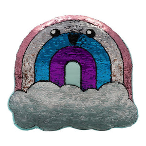 Adora Flip-Out! Sequin Plush Pillow - Play Rainbow
