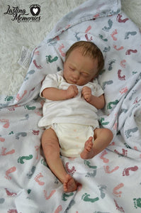OOAK Reborn Twin - Ashley Asleep by Debra Jadick