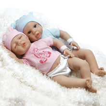 Load image into Gallery viewer, Tiny Twin Girl - 100% Vinyl &amp; Anatomically Correct!
